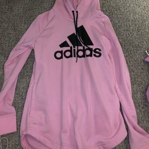 adidas pink hoodie